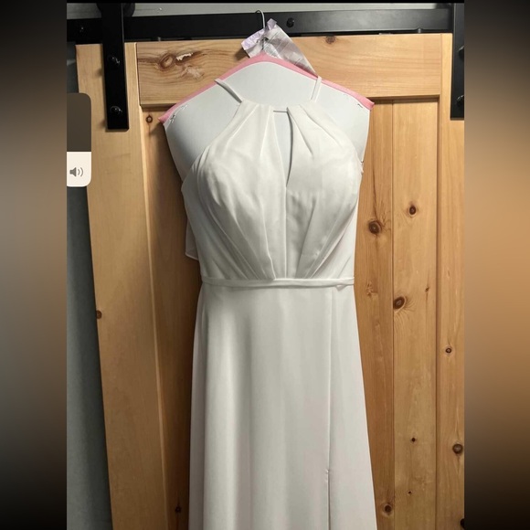 Azazie Evalleen ivory A12 bridesmaid dress - Picture 8 of 10